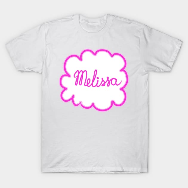 Melissa. Female name. T-Shirt by grafinya